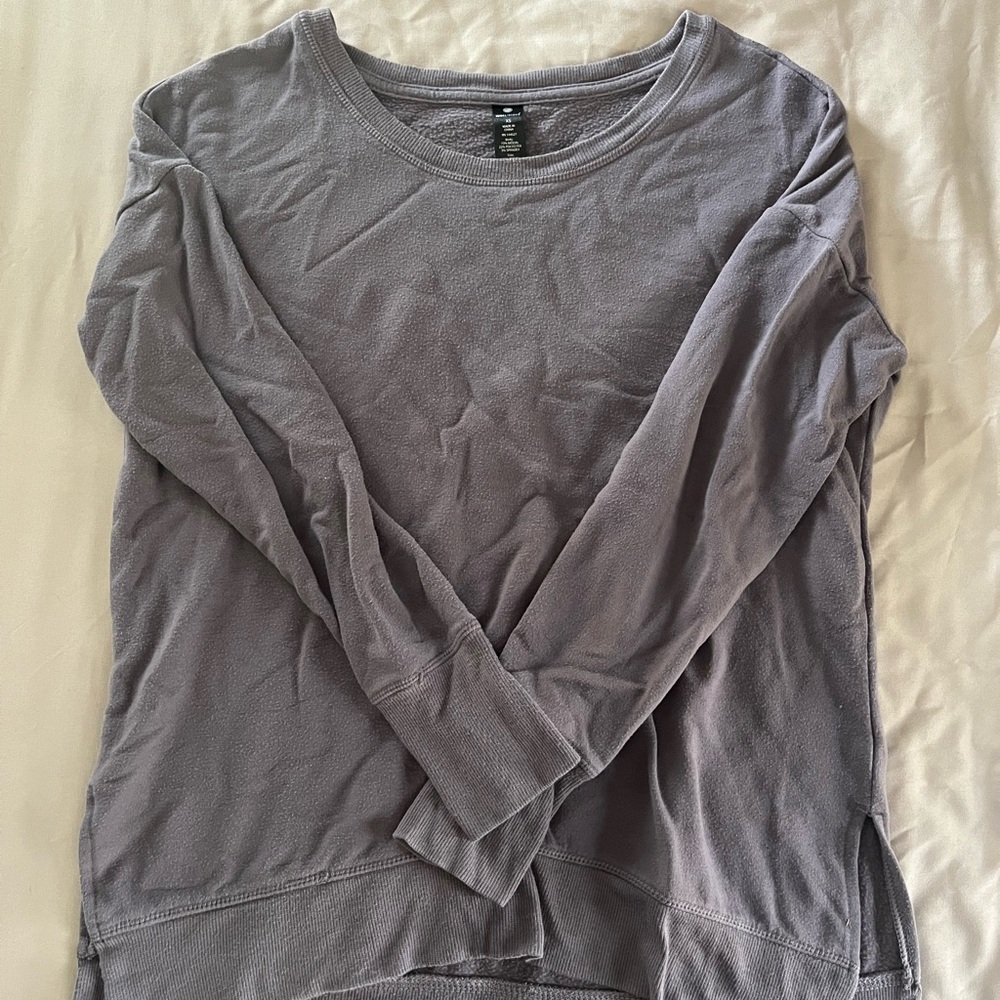 Yogalicious Women's Purple Long Sleeve Sweatshirt